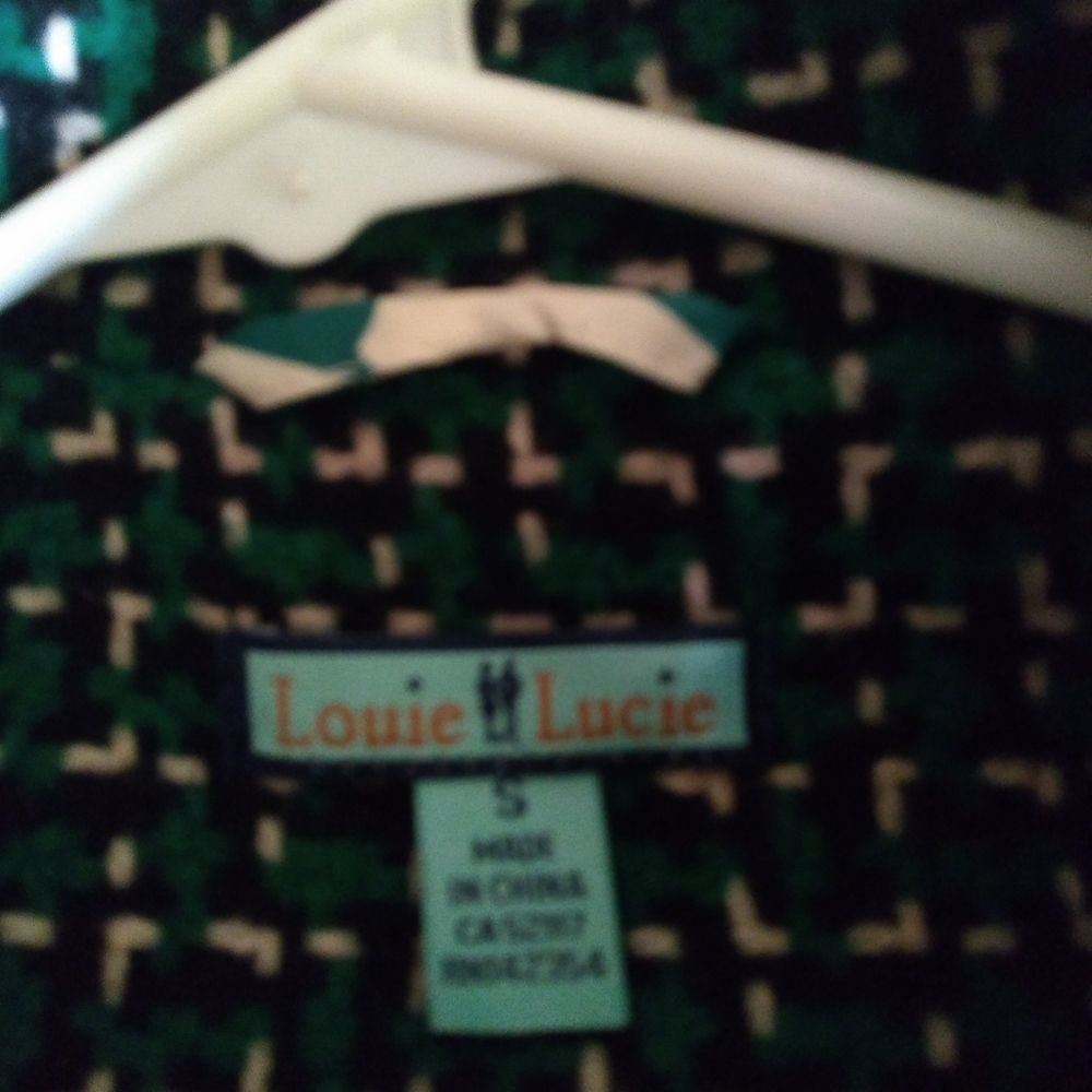 A green heavy wool coat